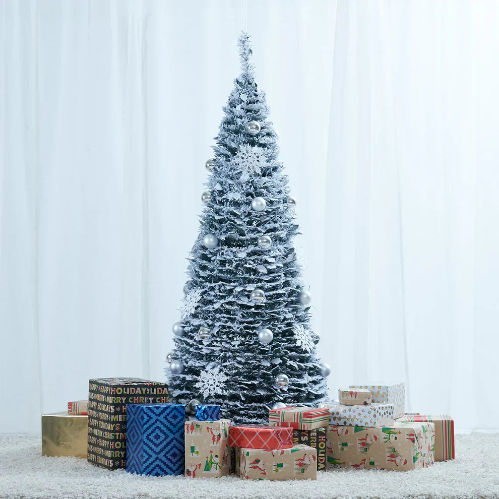 The 60-Second Christmas Tree™ by Ikon – Pre-Decorated & Space-Saving